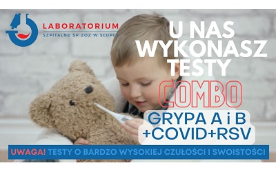 Testy antygenowe COMBO Grypa A i B + RSV + Covid